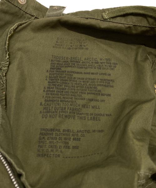 US ARMY（ユーエスアーミー）US ARMY (ユーエスアーミー) M-51オーバーシェルパンツ/Overshell pants カーキ サイズ:S-Rの古着・服飾アイテム