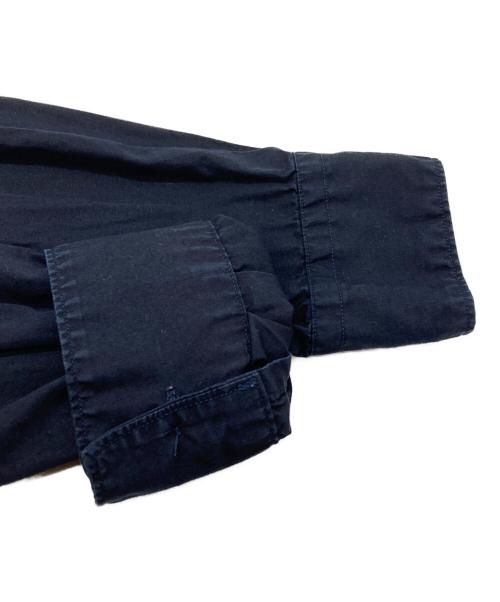 COMME des GARCONS HOMME PLUS EVERGREEN（コムデギャルソンオムプリュスエバーグリーン）COMME des GARCONS HOMME PLUS EVERGREEN ガーメントダイフロントスタッズシャツ/Garment-dyed front studded shirt ネイビー サイズ:SSの古着・服飾アイテム