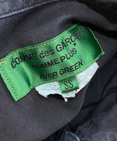 COMME des GARCONS HOMME PLUS EVERGREEN（コムデギャルソンオムプリュスエバーグリーン）COMME des GARCONS HOMME PLUS EVERGREEN ガーメントダイフロントスタッズシャツ/Garment-dyed front studded shirt ネイビー サイズ:SSの古着・服飾アイテム