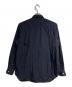 COMME des GARCONS HOMME PLUS EVERGREEN ガーメントダイフロントスタッズシャツ/Garment-dyed front studded shirt ネイビー サイズ:SS：18000円