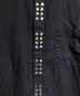 中古・古着 COMME des GARCONS HOMME PLUS EVERGREEN ガーメントダイフロントスタッズシャツ/Garment-dyed front studded shirt ネイビー サイズ:SS：18000円