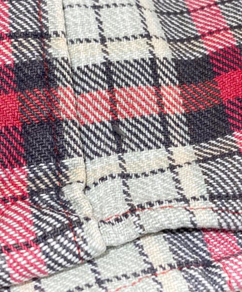 RRL（ダブルアールエル）RRL (ダブルアールエル) ヘビーチェックネルシャツ/Heavy check flannel shirt グレー サイズ:XLの古着・服飾アイテム