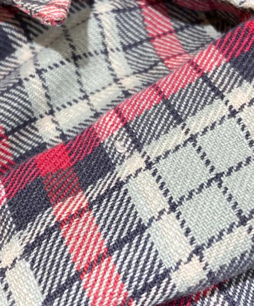 RRL（ダブルアールエル）RRL (ダブルアールエル) ヘビーチェックネルシャツ/Heavy check flannel shirt グレー サイズ:XLの古着・服飾アイテム