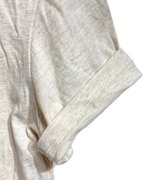 Maison Margiela（メゾンマルジェラ）Maison Margiela (メゾンマルジェラ) ラインネックTEE/Line neck tee ベージュ サイズ:Sの古着・服飾アイテム