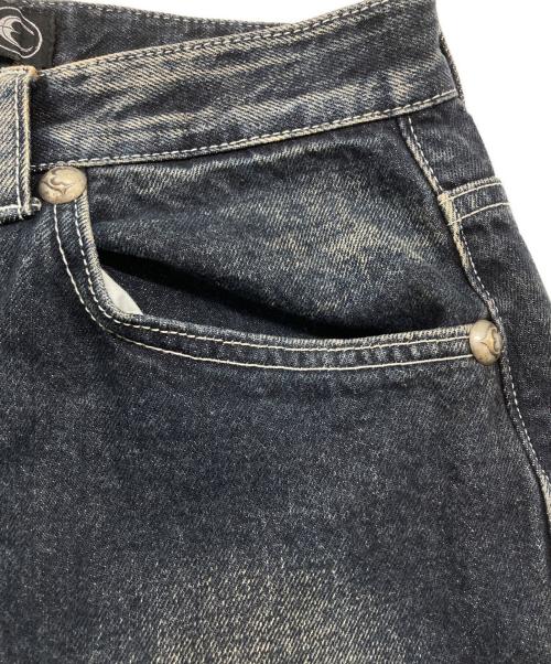 THUG CLUB（サグ クラブ）THUG CLUB (サグ クラブ) Tribal Tree Denim Pants/トライバルツリーデニムパンツ インディゴ サイズ:1の古着・服飾アイテム