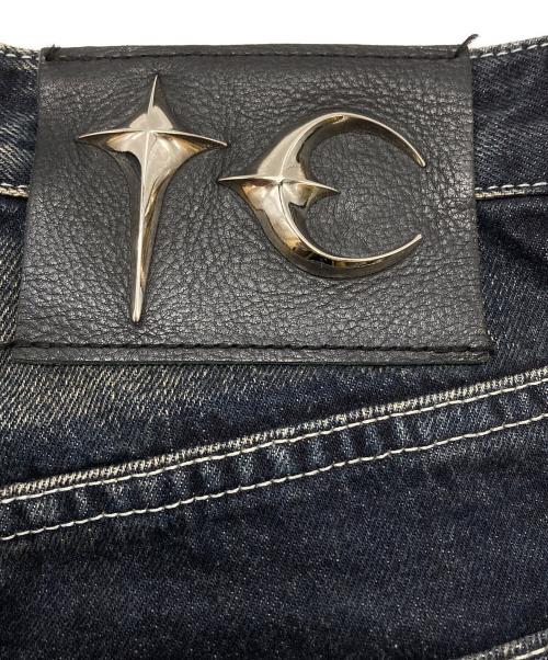THUG CLUB（サグ クラブ）THUG CLUB (サグ クラブ) Tribal Tree Denim Pants/トライバルツリーデニムパンツ インディゴ サイズ:1の古着・服飾アイテム