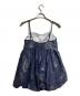 POPPY (ポピー) Metallic gingham balloon tunic/メタリックギンガムバルーンチュニック ネイビー サイズ:F：10000円
