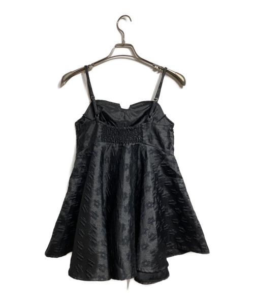 POPPY（ポピー）POPPY (ポピー) Flower jacquard cami tunic/花柄ジャカードキャミソールチュニック ブラック サイズ:Fの古着・服飾アイテム