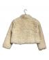 POPPY (ポピー) CROPPED FUR JACKET/クロップドファージャケット ベージュ サイズ:F：15000円