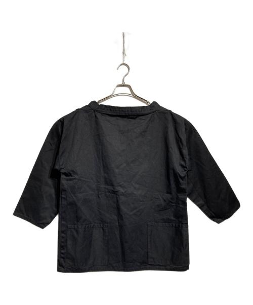 Newlyn Smock（ニューリン スモック）Newlyn Smock (ニューリン スモック) フィッシャーマンスモックFisherman's smock ブラック サイズ:Lの古着・服飾アイテム
