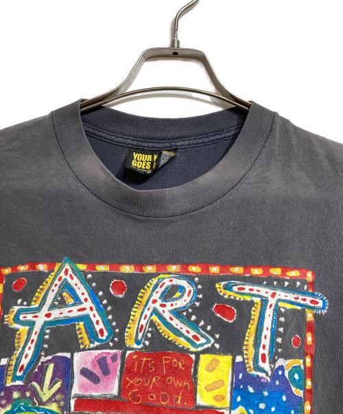 Fred Babb（フレッドバブ）Fred Babb (フレッドバブ) アートプリントTEE/Art Print T グレー サイズ:XLの古着・服飾アイテム