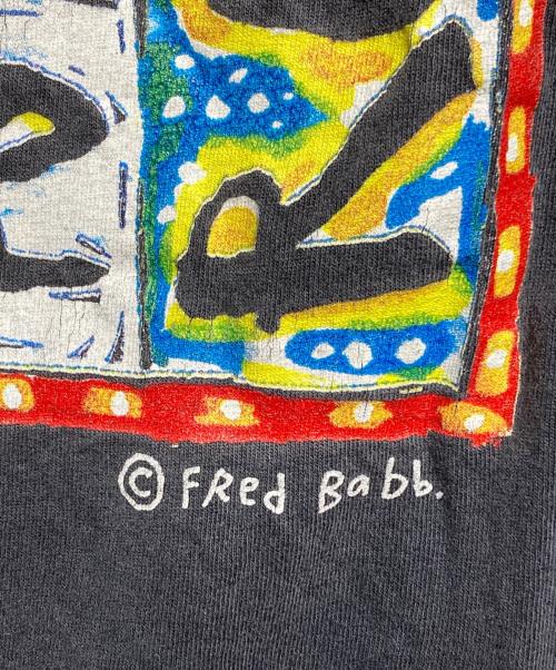 Fred Babb（フレッドバブ）Fred Babb (フレッドバブ) アートプリントTEE/Art Print T グレー サイズ:XLの古着・服飾アイテム
