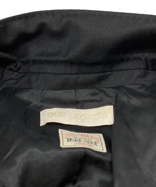 stussy（ステューシー）stussy (ステューシー) OUR LEGACY (アワーレガシー) UNCONSTRUCTED DB BLAZER/アンコンストラクテッド・ダブルブレステッド・ブレザー ブラック サイズ:Sの古着・服飾アイテム