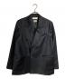 stussy（ステューシー）の古着「UNCONSTRUCTED DB BLAZER/アンコンストラクテッド・ダブルブレステッド・ブレザー」｜ブラック