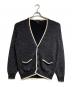 taiga igari（タイガイガリ）の古着「Sparkle Cardigan/スパークルカーディガン」｜ブラック