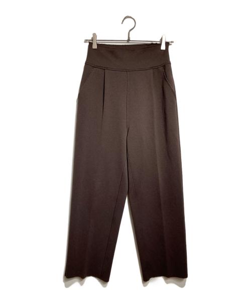PHEENY（フィーニー）PHEENY (フィーニー) AMUNZEN HIGH WAIST TAPERED PANTS/アムンゼン ハイウエスト テーパードパンツ ブラウン サイズ:1の古着・服飾アイテム