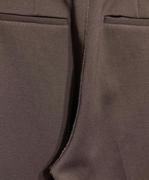 PHEENY（フィーニー）PHEENY (フィーニー) AMUNZEN HIGH WAIST TAPERED PANTS/アムンゼン ハイウエスト テーパードパンツ ブラウン サイズ:1の古着・服飾アイテム