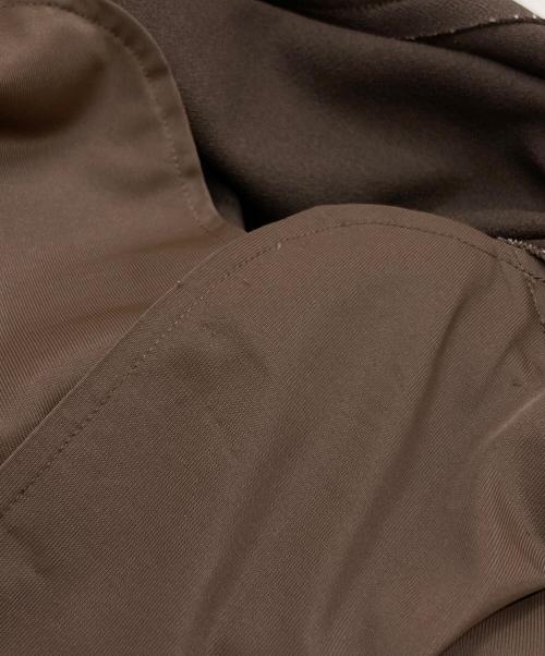 PHEENY（フィーニー）PHEENY (フィーニー) AMUNZEN HIGH WAIST TAPERED PANTS/アムンゼン ハイウエスト テーパードパンツ ブラウン サイズ:1の古着・服飾アイテム