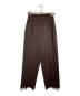 PHEENY（フィーニー）の古着「AMUNZEN HIGH WAIST TAPERED PANTS/アムンゼン ハイウエスト テーパードパンツ」｜ブラウン