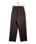 PHEENY (フィーニー) AMUNZEN HIGH WAIST TAPERED PANTS/アムンゼン ハイウエスト テーパードパンツ ブラウン サイズ:1：6000円
