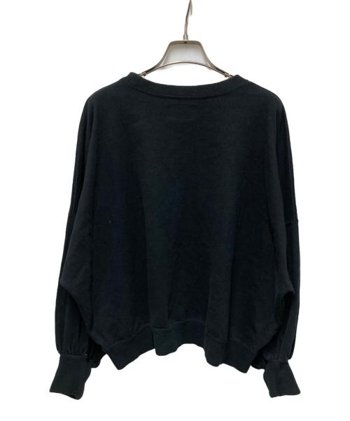stussy（ステューシー）stussy (ステューシー) ロゴスウェット ブラック×ピンク サイズ:Sの古着・服飾アイテム