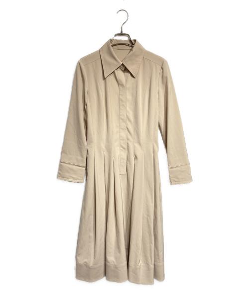 FOXEY NEWYORK（フォクシーニューヨーク）FOXEY NEWYORK (フォクシーニューヨーク) シャツワンピース ベージュ サイズ:40の古着・服飾アイテム