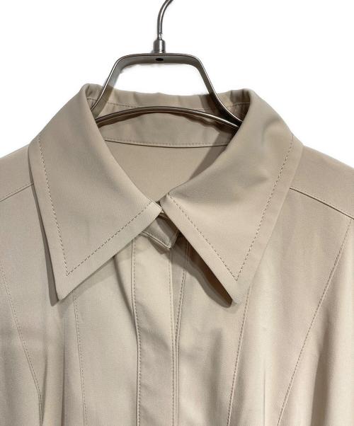 FOXEY NEWYORK（フォクシーニューヨーク）FOXEY NEWYORK (フォクシーニューヨーク) シャツワンピース ベージュ サイズ:40の古着・服飾アイテム