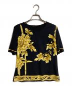 LEONARD FASHIONレオナールファッション）の古着「半袖カットソー/Short-sleeved cut and sew」｜ブラック