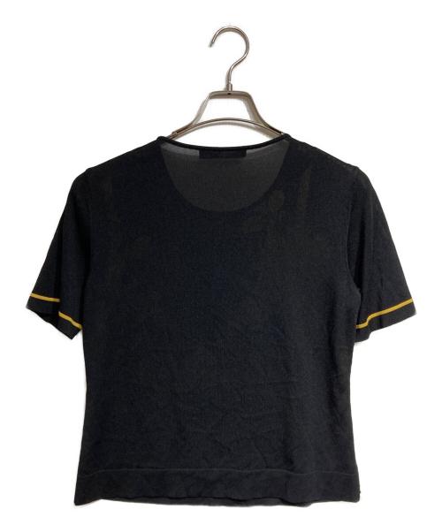 LEONARD FASHION（レオナールファッション）LEONARD FASHION (レオナールファッション) 半袖カットソー/Short-sleeved cut and sew ブラック サイズ:Mの古着・服飾アイテム