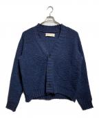 POLYPLOIDポリプロイド）の古着「アルパカ混カーディガン/Alpaca-blend cardigan」｜ネイビー