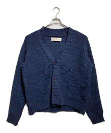 POLYPLOID（ポリプロイド）の古着「アルパカ混カーディガン/Alpaca-blend cardigan」｜ネイビー