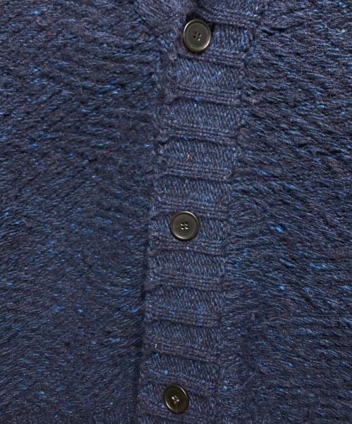 POLYPLOID（ポリプロイド）POLYPLOID (ポリプロイド) アルパカ混カーディガン/Alpaca-blend cardigan ネイビー サイズ:3の古着・服飾アイテム