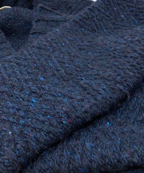 POLYPLOID（ポリプロイド）POLYPLOID (ポリプロイド) アルパカ混カーディガン/Alpaca-blend cardigan ネイビー サイズ:3の古着・服飾アイテム