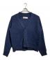 POLYPLOID（ポリプロイド）の古着「アルパカ混カーディガン/Alpaca-blend cardigan」｜ネイビー
