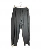 Phlannelフランネル）の古着「WOOL TROPICAL EASY TROUSERS/ウールトロピカルイージートラウザーズ」｜グレー