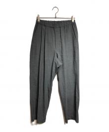 Phlannel（フランネル）の古着「WOOL TROPICAL EASY TROUSERS/ウールトロピカルイージートラウザーズ」｜グレー