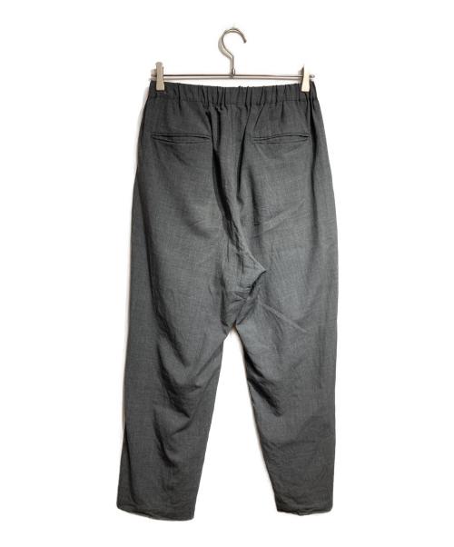 Phlannel（フランネル）Phlannel (フランネル) WOOL TROPICAL EASY TROUSERS/ウールトロピカルイージートラウザーズ グレー サイズ:3の古着・服飾アイテム
