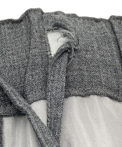 Phlannel（フランネル）Phlannel (フランネル) WOOL TROPICAL EASY TROUSERS/ウールトロピカルイージートラウザーズ グレー サイズ:3の古着・服飾アイテム