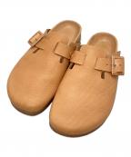 HENDER SCHEMEエンダースキーマ）の古着「レザークロッグサンダル/Leather clog sandals」｜ブラウン
