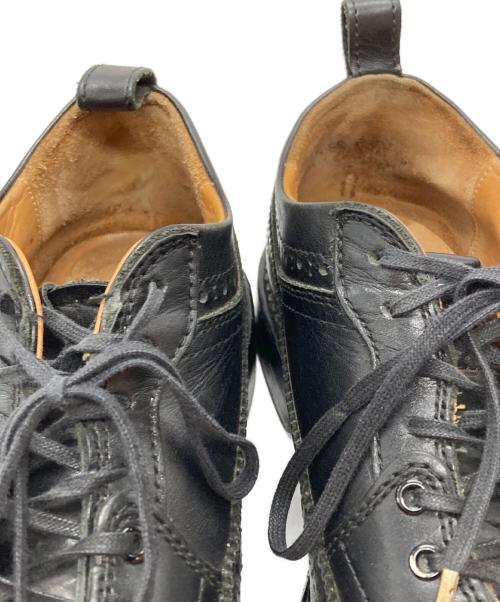 HENDER SCHEME（エンダースキーマ）HENDER SCHEME (エンダースキーマ) 余談一/ウィングチップレザーシューズ/Wingtip leather shoes ブラック サイズ:4(25.5cm-26.0cm)の古着・服飾アイテム