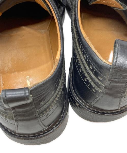 HENDER SCHEME（エンダースキーマ）HENDER SCHEME (エンダースキーマ) 余談一/ウィングチップレザーシューズ/Wingtip leather shoes ブラック サイズ:4(25.5cm-26.0cm)の古着・服飾アイテム