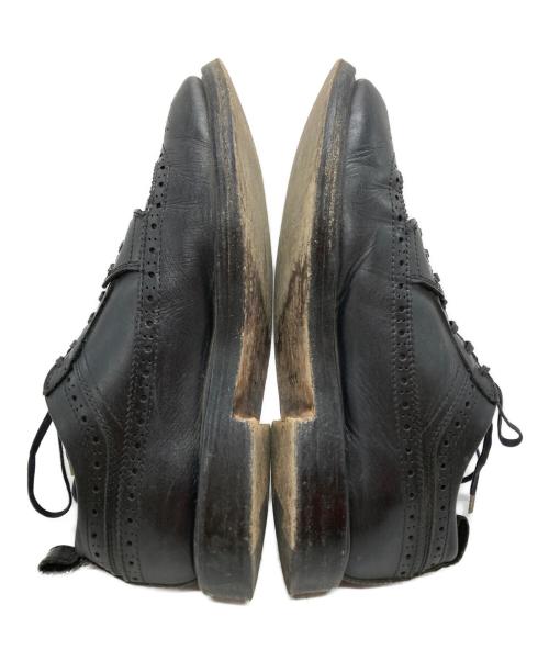 HENDER SCHEME（エンダースキーマ）HENDER SCHEME (エンダースキーマ) 余談一/ウィングチップレザーシューズ/Wingtip leather shoes ブラック サイズ:4(25.5cm-26.0cm)の古着・服飾アイテム