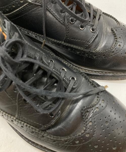 HENDER SCHEME（エンダースキーマ）HENDER SCHEME (エンダースキーマ) 余談一/ウィングチップレザーシューズ/Wingtip leather shoes ブラック サイズ:4(25.5cm-26.0cm)の古着・服飾アイテム