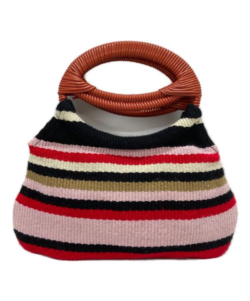 MARNI（マルニ）MARNI (マルニ) ミニ Boat/バッグ ピンク×ブラックの古着・服飾アイテム
