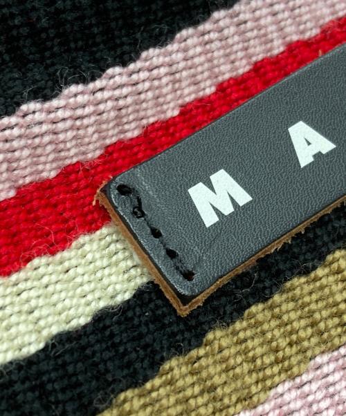 MARNI（マルニ）MARNI (マルニ) ミニ Boat/バッグ ピンク×ブラックの古着・服飾アイテム