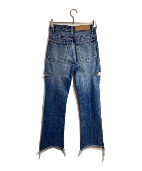 INSCRIRE（アンスクリア）INSCRIRE (アンスクリア) サイドカットデニムパンツ/Side-cut denim pants インディゴ サイズ:29の古着・服飾アイテム