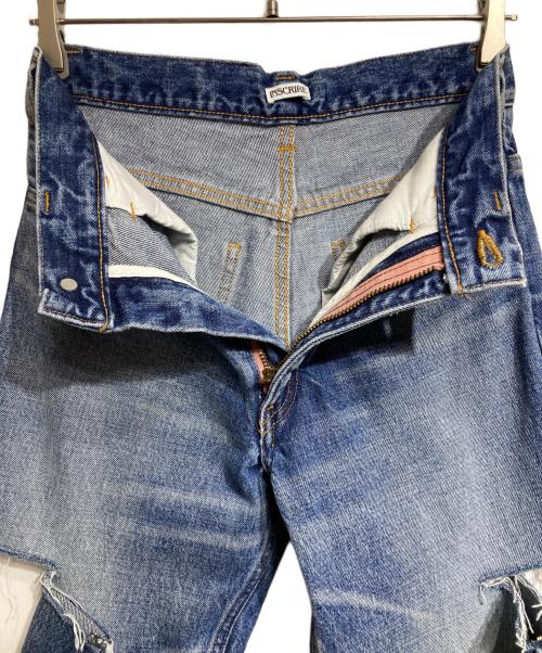 INSCRIRE（アンスクリア）INSCRIRE (アンスクリア) サイドカットデニムパンツ/Side-cut denim pants インディゴ サイズ:29の古着・服飾アイテム