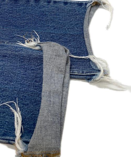 INSCRIRE（アンスクリア）INSCRIRE (アンスクリア) サイドカットデニムパンツ/Side-cut denim pants インディゴ サイズ:29の古着・服飾アイテム