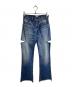 INSCRIRE（アンスクリア）の古着「サイドカットデニムパンツ/Side-cut denim pants」｜インディゴ