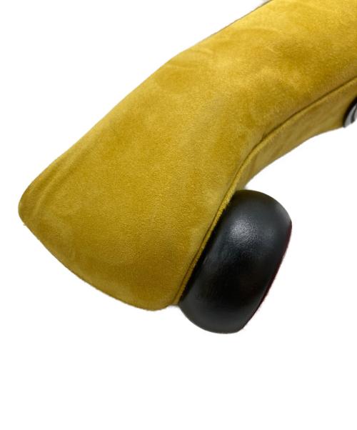 DRIES VAN NOTEN（ドリスヴァンノッテン）DRIES VAN NOTEN (ドリスヴァンノッテン) バイカラースウェードパンプス/Two-tone suede pumps イエロー サイズ:37の古着・服飾アイテム